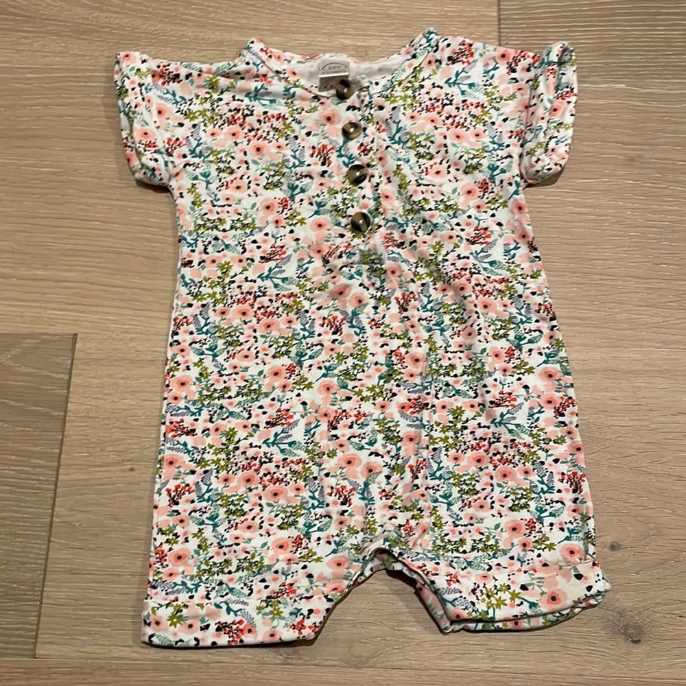 Lou lou floral shorts romper.